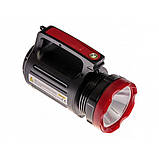 Надяскравий переносний ліхтар із USB Yajia YJ-2895 5W+20SMD, USB power bank, фото 3