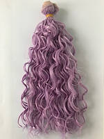 Волосся для ляльок "Хвиля", 25 см/1м, Бузковий, NoT233 T3815