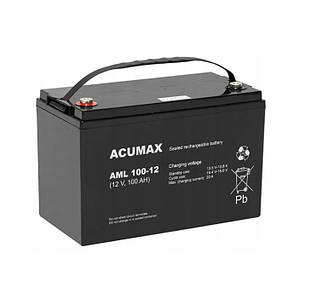 Акумуляторна батарея AGM ACUMAX AML 100Ah 12V 100-12