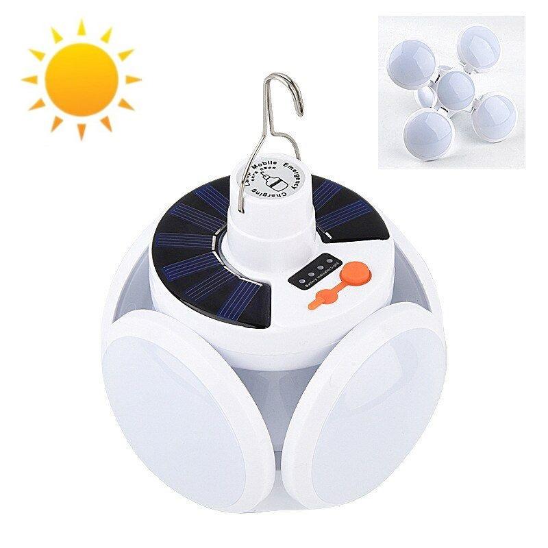 Фонарь лампа Solar Emergency Charging Lamp 2029 подвесной раскладной на солнечной батарее с