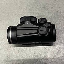 Коліматорний приціл Hawke Vantage 1x20 Weaver, колір Чорний, 3МОА, червона крапка, з кріпленням на Пікатінні (12102), фото 5