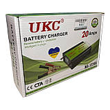 Зарядний пристрій для автомобіля 12 вольт 20 ампер, UKC Battery Charger 20A, фото 4