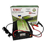 Зарядний пристрій для автомобіля 12 вольт 20 ампер, UKC Battery Charger 20A, фото 5