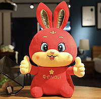 Игрушка Кролик Талисман для Удачи, Здоровья, Благополучия на 2023 год в Китайском стиле для защиты дома