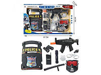 Детский игровой набор полицейского с оружием BN369P-34A с наручниками и шитом для мальчиков 3-6 лет