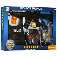 Детский набор полицейского HSY-030 с бронежилетом и наручниками для мальчиков 3-6 лет