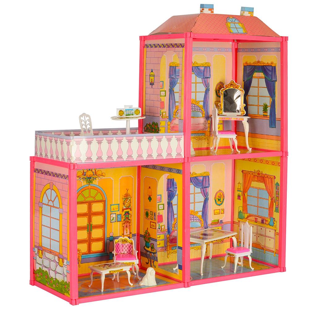 Дитячий двоповерховий ляльковий будиночок 6984 My Lovely Villa для дівчаток від 3 років