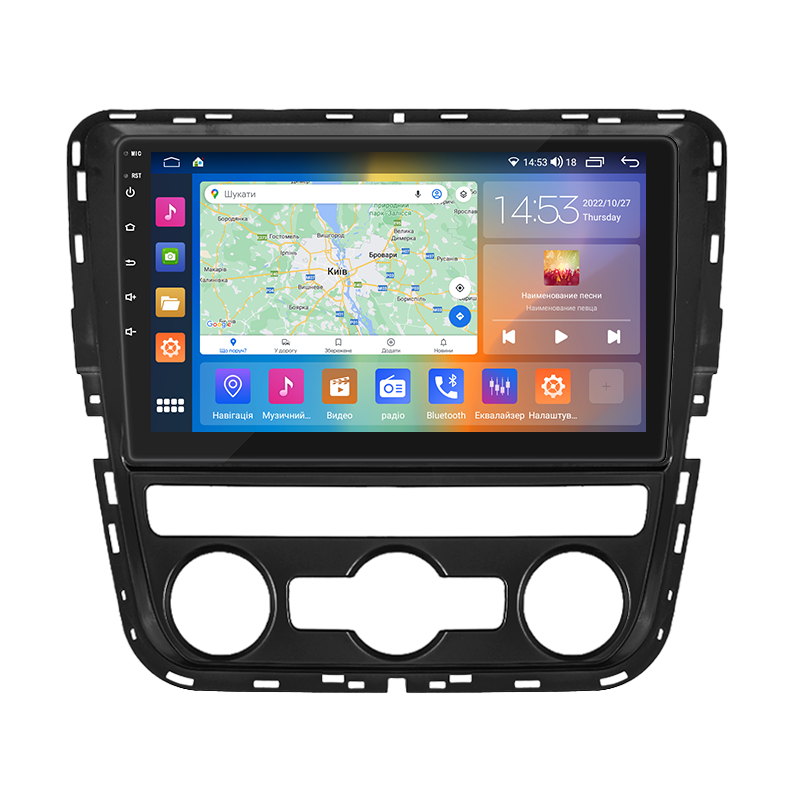 Штатна магнітола 9" Lesko для Volkswagen Scirocco R I 2009-2014 4/64Gb CarPlay 4G Wi-Fi GPS Prime Вольксв 6шт