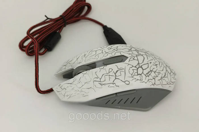 Купить Белая игровая USB мышка с подсветкой ZUOYA, цена 350 грн — Prom ...