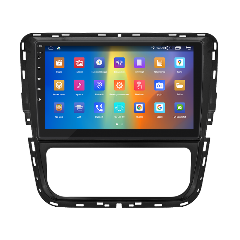 Штатна магнітола 9" Lesko для Volkswagen Scirocco III 2008-2014 4/64Gb CarPlay 4G Wi-Fi GPS Prime Волькс 15 шт.