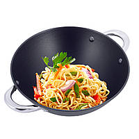 Вок-казан чугунный для плова Kamille Wok 3,6 л 4806MR