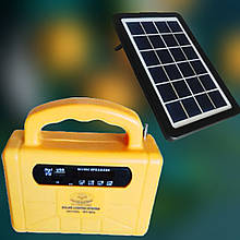 СОННІЧНА СТАНЦІЯ ПАНЕЛЬ, ФОНАРІК ОСВІТЛЕННЯ SOLAR Light POWERED RT-904