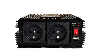 Перетворювач інвертор Volt  Polska 24V 230V 800 1200W USB IPS-1200 модифікована синусоїда, фото 5