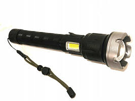 Потужний світлодіодний Ліхтар ORTEX із зумом діод P120 + COB power bank