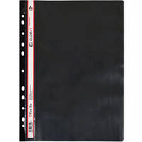 Від 24 шт. Швидкозшивач  А4 "C" пластиковий чорний 69852 купити дешево оптом в інтернет-магазині