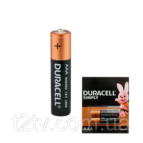 Батарейка AAA LR03 Duracell Simply щелочная 1.5В, цена 56 грн — Prom.ua ...