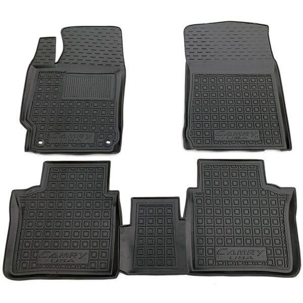 Гумові килимки в салон Toyota Camry VX55 2011-2014 USA, фото 1