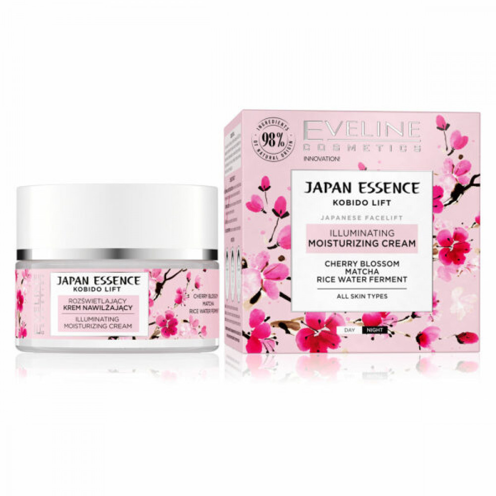 Крем для обличчя EVELINE JAPAN ESSENCE Поживний проти зморшок 50 мл (5903416035817)