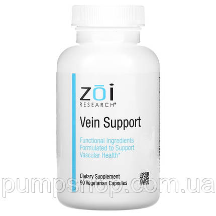 Засіб для зміцнення вен ZOI Research Vein Support 90 капс., фото 1