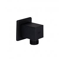 Під'єднання для шланга Qtap Spojecti прямокутне QT809810842857NB Black Matt