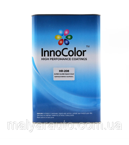Лак InnoColor Gloss Clear 1л+0.5л затвердник