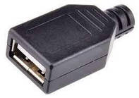 Гніздо USB тип A, під шнур