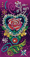 Картина из пайеток набор для творчества Craft Teen Rose Sequin Art