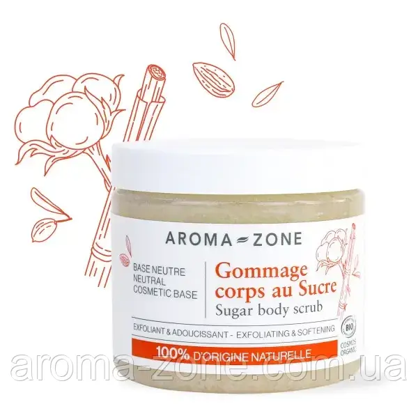 Органічний цукровий скраб для тіла 200 г
