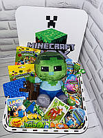 Подарок с мягкой игрушкой Майнкрафт Minecraft для мальчика