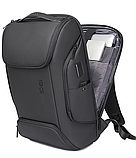 Рюкзак міський Bange BG-7267 USB-роз'єм вологостійкий дорожний для ноутбука 15,6 колір чорний 25л, фото 2