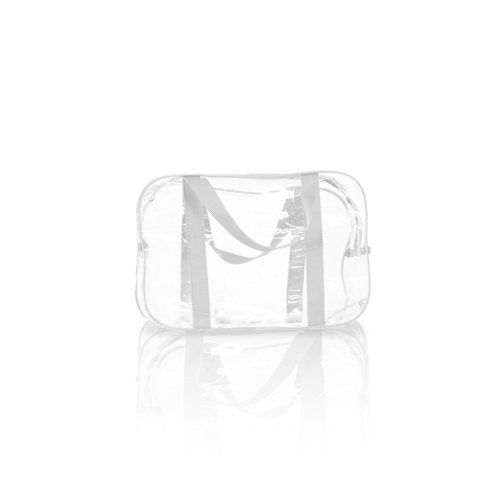 Маленька прозора сумка в пологовий будинок розмір 31х21х14 міцна і містка біла, 002Б