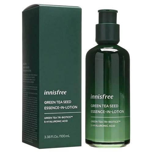 Innisfree Green Tea Seed Essence-In-Lotion Інтенсивний зволожуючий засіб для обличчя 2 в 1