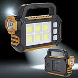 Переносний ліхтар із сонячною панеллю Hi Sheen HS-8029+Solar, 3 режими, USB-вихід, акумулятор, фото 5