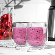 Склянки 250 мл з подвійними стінками Ardesto для латте 2 шт (AR2625G), фото 2