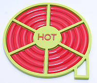 Подставка под горячее Firehose 16x16см из высококачественного силикона подставочка для горячего