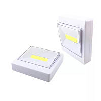 Ліхтар лампа у формі вимикача на бтарейках ABC білий