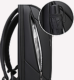Рюкзак міський Bange BG-2517 USB-роз'єм вологостійкий дорожний для ноутбука 15,6 колір сірий 25л, фото 4