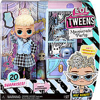 Лялька ЛОЛ Твінс маскарад LOL Surprise Tweens Masquerade Party Fashion Doll Max Wonder Бойс boys guy хлопчик