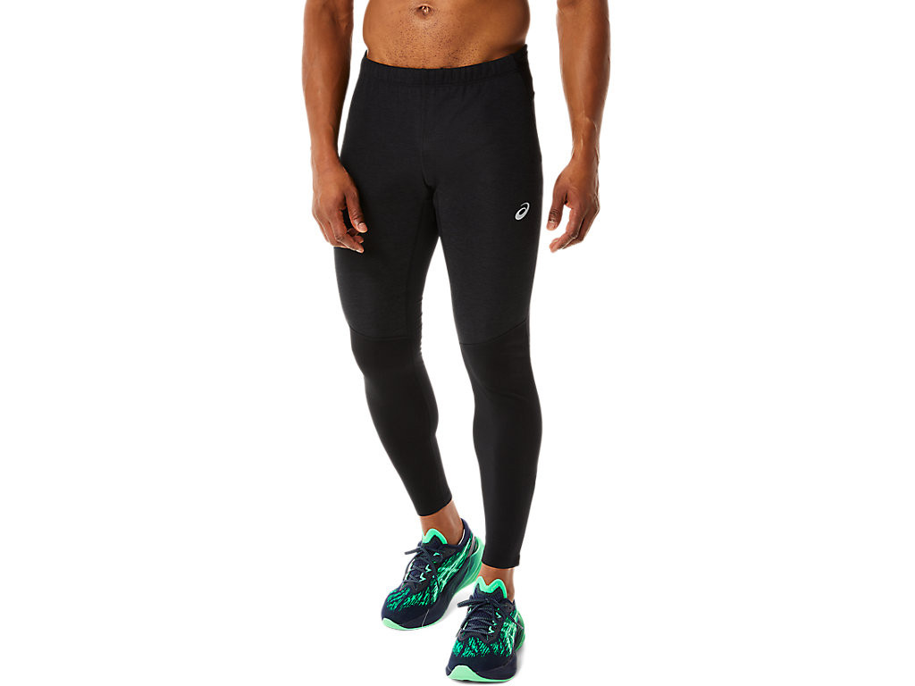 Asics Winter Run Tights Women's Running Sport Black Compression  2012C857-001