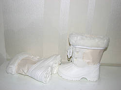 Зимові дитячі чобітки гумові дутики сноутси пінка розмір 30/31