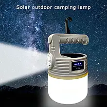 Світлодіодний ліхтар 42 Led портативний, водонепроникний на сонячних батареях для кемпінгу