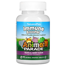 Вітаміни Animal Parade Kids Immune Booster Natures Plus 90 жувальних таблеток