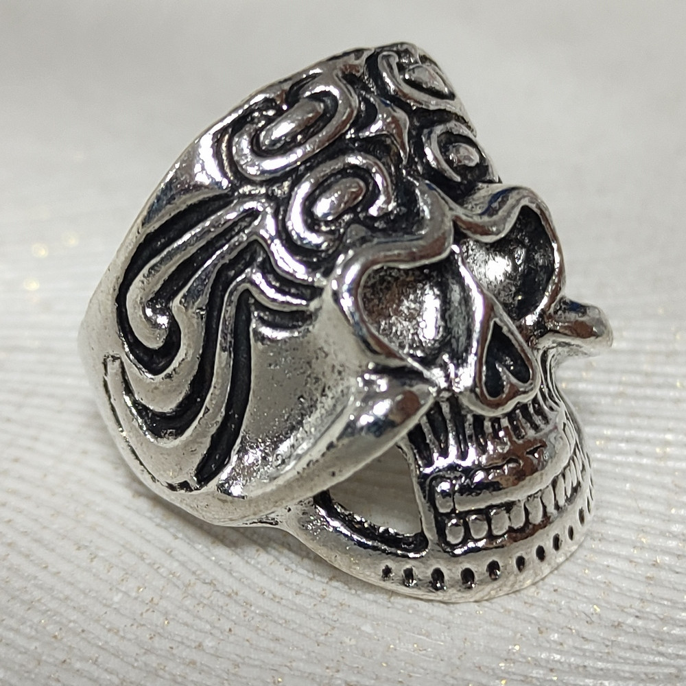 Перстень череп PEB-69