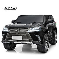 Детский электромобиль Джип Bambi M 3906 EBLRS-2 Lexus LX 570, черный