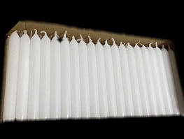 Свічка Столова Біла d 2 см 100 штук у Ящику