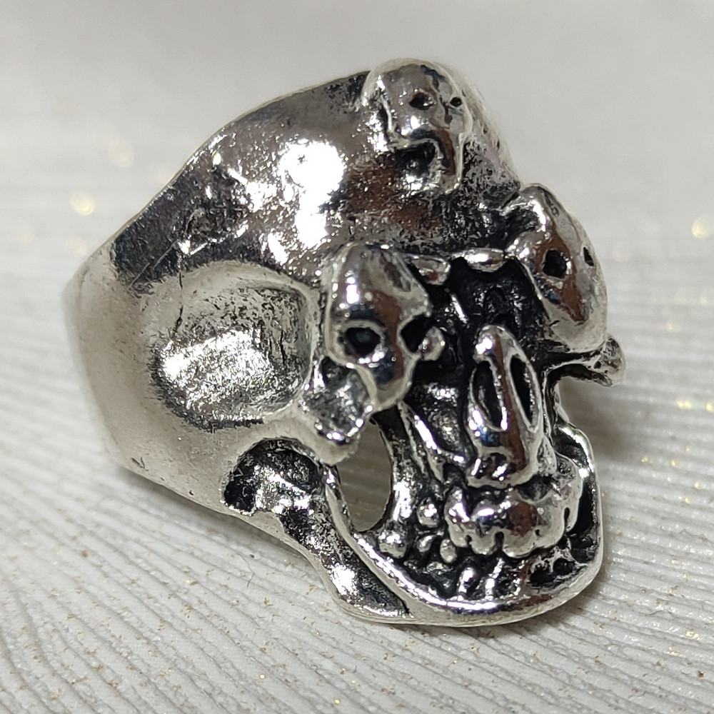 Перстень череп PEB-71