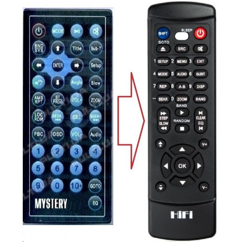 Пульт для MYSTERY TO-006 (аналог), фото 1