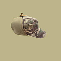 Зимняя кепка теплая тактическая камуфляжная военная Мультикам на флисе Бейсболка ВСУ