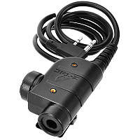 Тангента Кнопка PTT для рацій Baofeng, Kenwood Z125 Civilian 2Pin