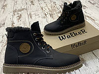 Чоловічі зимові кросівки черевики Натуральна шкіра, хутро Walker Виробництво Україна. Розміри 36 47. Гарантія!
